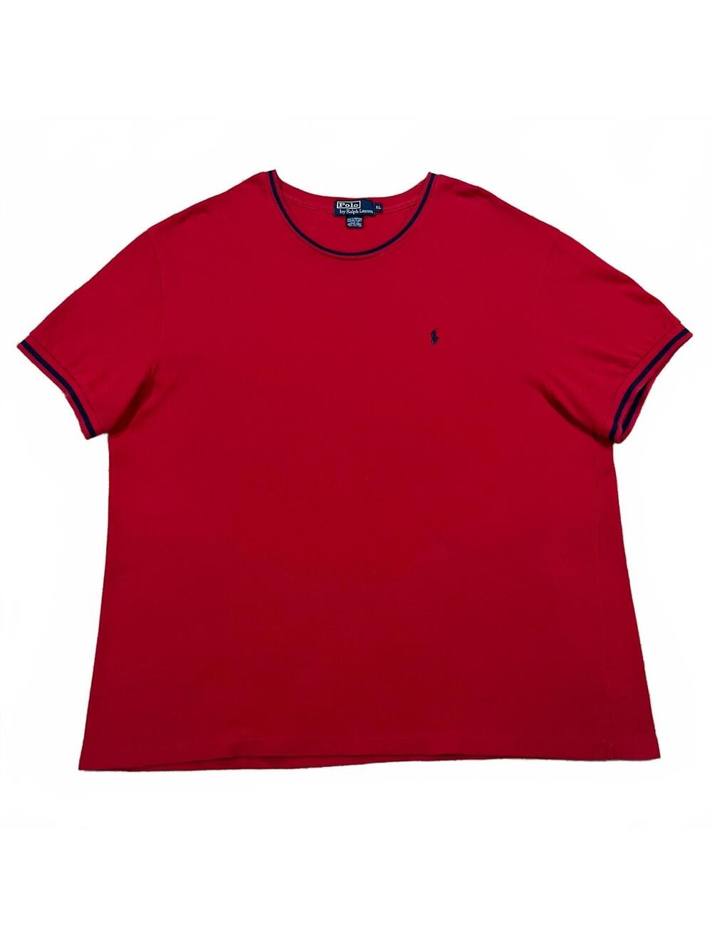 Polo Ralph Lauren Mens Red Mesh T Shirt Size XL
